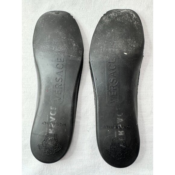 Versace Black & Red Hiking Sneakers With Vibram Soles‎ & COA - Picture 6 of 16